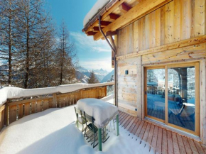 Cosy chalet in Vex with balcony